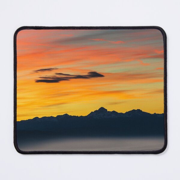Item preview, Sunset above Triglav foggy valley designed and sold by Patrik Lovrin.
