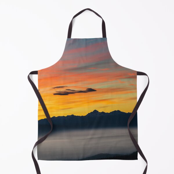 Item preview, Sunset above Triglav foggy valley designed and sold by Patrik Lovrin.