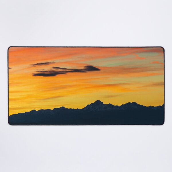Item preview, Sunset above Triglav foggy valley designed and sold by Patrik Lovrin.