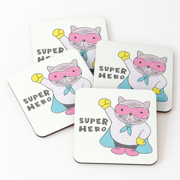 Item preview, Superhero Cat Cartoon Illustratio designed and sold by RuyaFab.