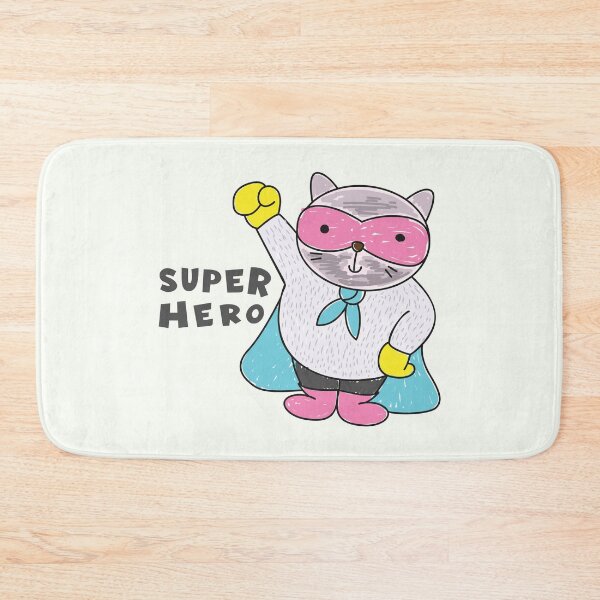 Item preview, Superhero Cat Cartoon Illustratio designed and sold by RuyaFab.