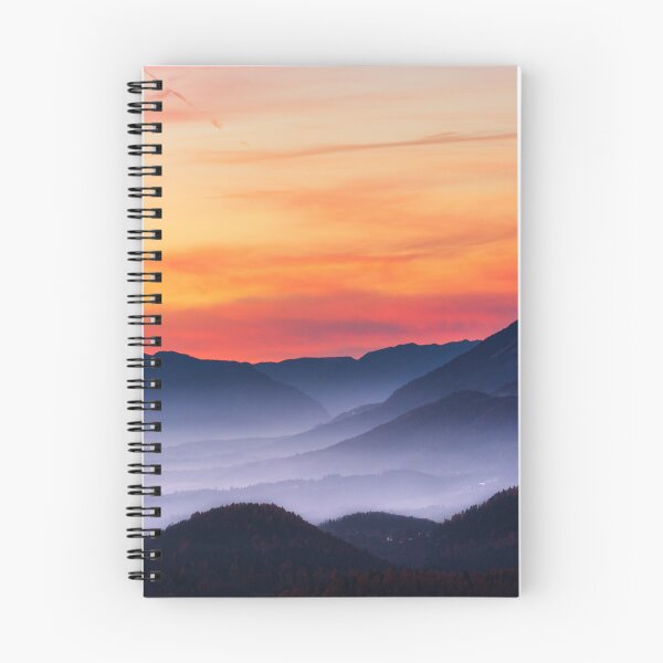 Item preview, Burning sunset and fog in valley designed and sold by Patrik Lovrin.