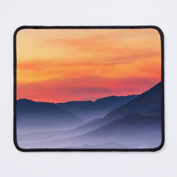 Item preview, Burning sunset and fog in valley designed and sold by Patrik Lovrin.