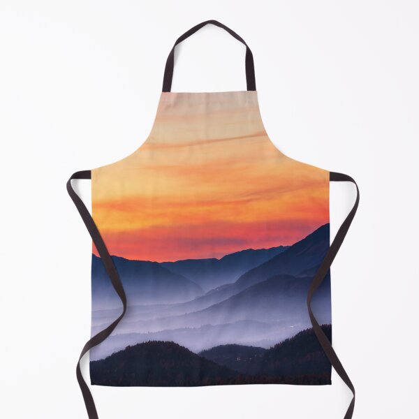 Item preview, Burning sunset and fog in valley designed and sold by Patrik Lovrin.