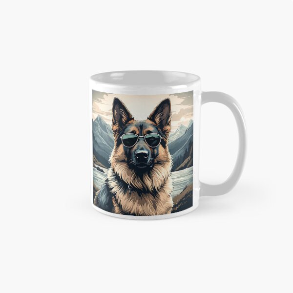 Item preview, Cool German Shepherd designed and sold by AmazingBackDrop.