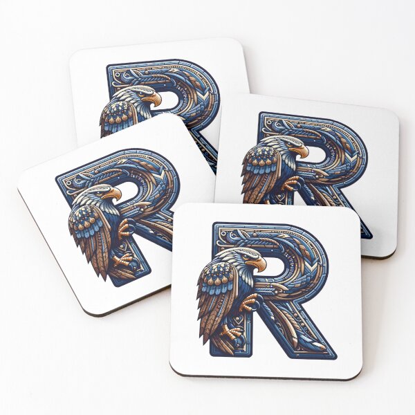 Item preview, Eagle and the letter R - Fantasy designed and sold by Fenay Designs.