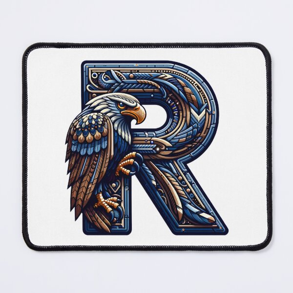 Item preview, Eagle and the letter R - Fantasy designed and sold by Fenay Designs.