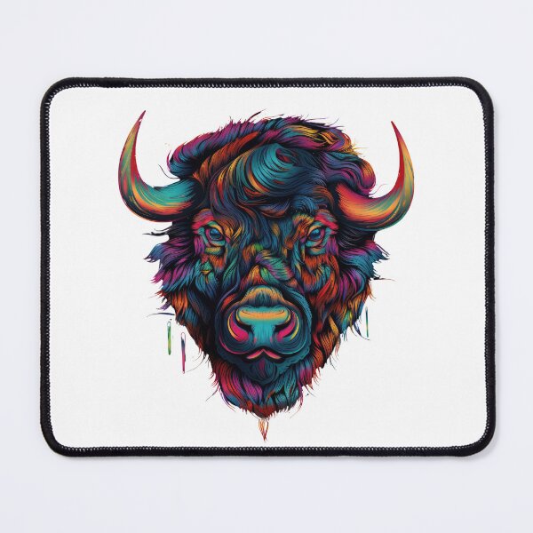 Item preview, Bison pop art designed and sold by Toms Tee.