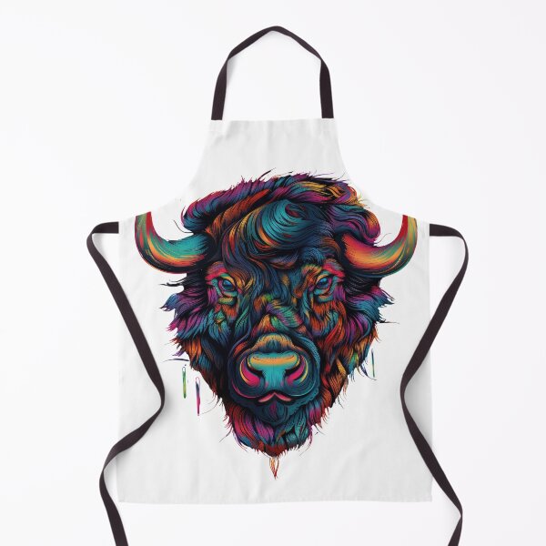 Item preview, Bison pop art designed and sold by Toms Tee.