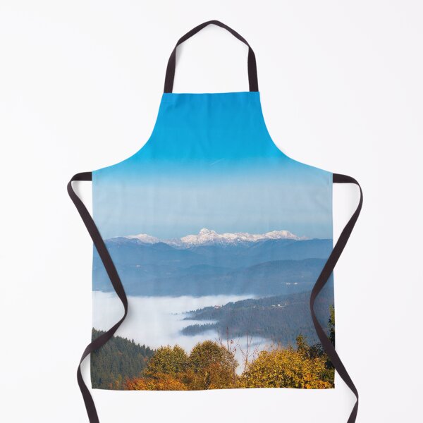 Item preview, Autumn fog below mountain Triglav designed and sold by Patrik Lovrin.