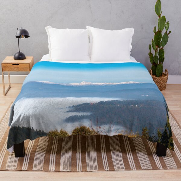 Item preview, Autumn fog below mountain Triglav designed and sold by Patrik Lovrin.