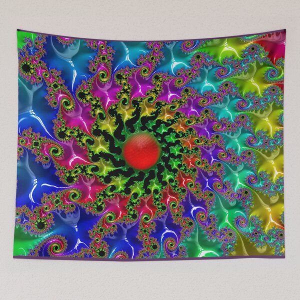 Item preview, Colorful fractal abstract  designed and sold by Photopat.