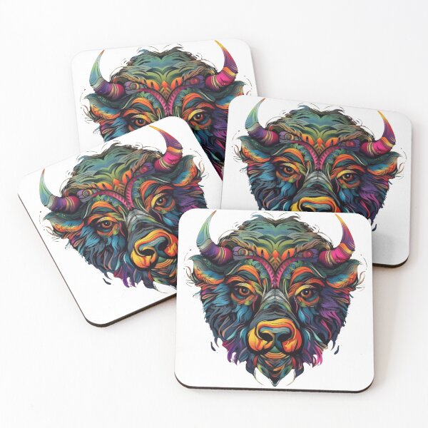 Item preview, Bison Popart 3 designed and sold by Toms Tee.