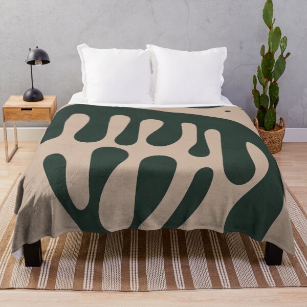 Item preview, Copia de formas florales abstractas de mediados de siglo designed and sold by technicolorable_art.
