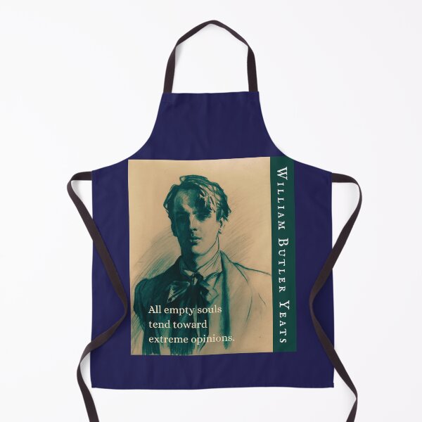 Item preview, William Butler Yeats portrait and quote: All empty souls tend toward extreme opinions. designed and sold by artbleed.