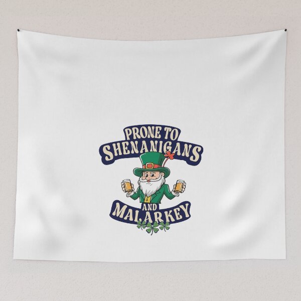 Item preview, Prone to Shenanigans and Malarkey designed and sold by Domiska.