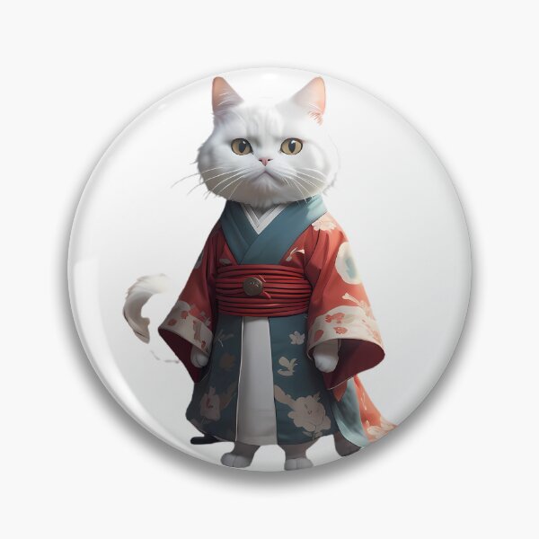 Item preview, Ghostly Feline in Studio Ghibli-esque Attire designed and sold by Zivoo.