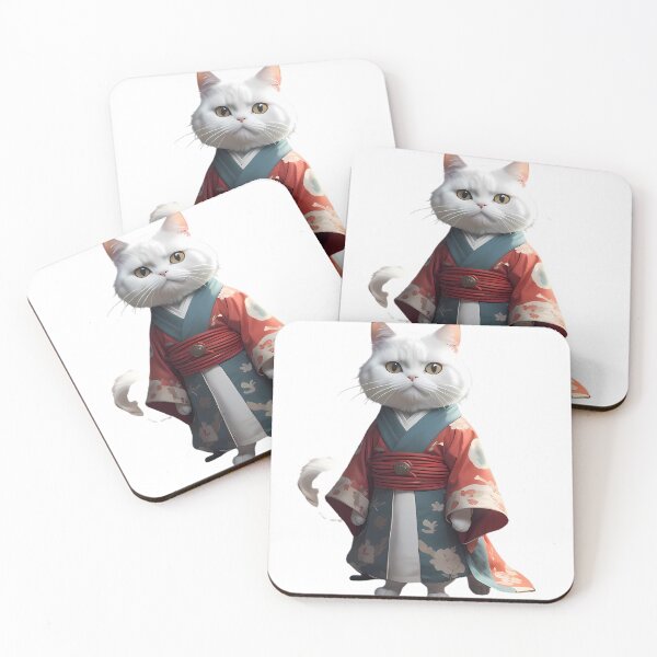 Item preview, Ghostly Feline in Studio Ghibli-esque Attire designed and sold by Zivoo.