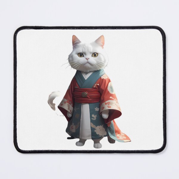 Item preview, Ghostly Feline in Studio Ghibli-esque Attire designed and sold by Zivoo.