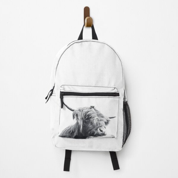 Item preview, Majestic Highland cow black and white designed and sold by Patrik Lovrin.