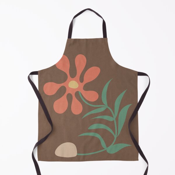 Item preview, Contemporary Floral Garden Design, Brown Tones designed and sold by technicolorable_art.