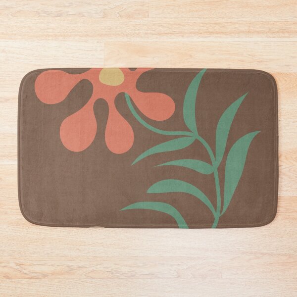 Item preview, Contemporary Floral Garden Design, Brown Tones designed and sold by technicolorable_art.