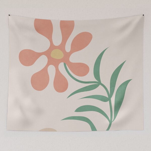 Item preview, Contemporary Floral Garden Scandinavian Design designed and sold by technicolorable_art.