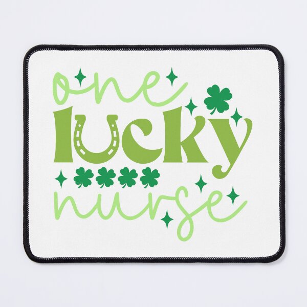 Item preview, One Lucky Nurse ,Lucky Shamrock,St Patricks Day designed and sold by BotunPeony.