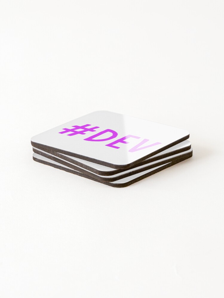 Thumbnail 4 of 5, Coasters (Set of 4), Coding Queens > #DEV designed and sold by codingqueens.