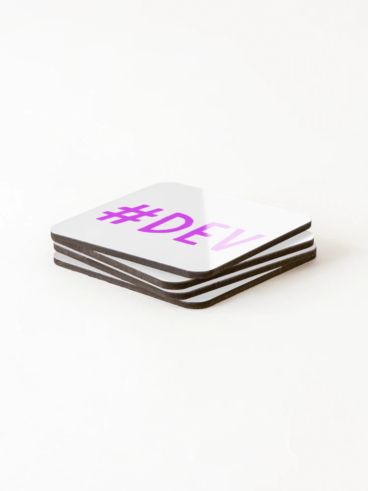 Thumbnail 4 of 5, Coasters (Set of 4), Coding Queens > #DEV designed and sold by codingqueens.