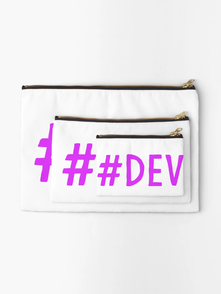 Thumbnail 2 of 4, Zipper Pouch, Coding Queens > #DEV designed and sold by codingqueens.