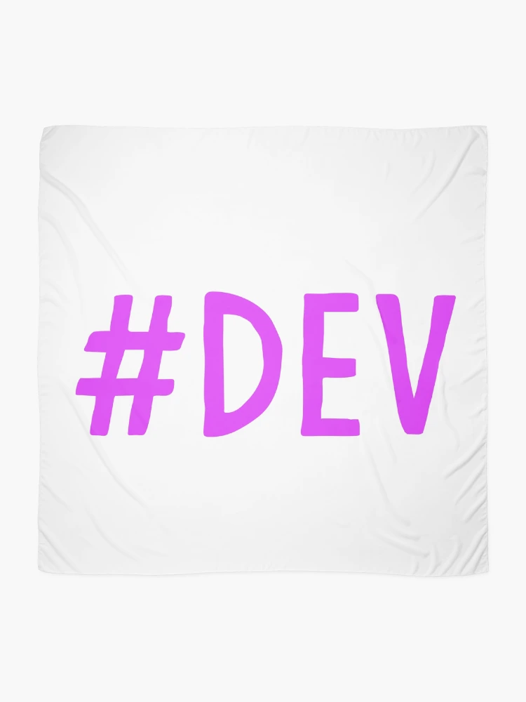 Thumbnail 2 of 3, Scarf, Coding Queens > #DEV designed and sold by codingqueens.