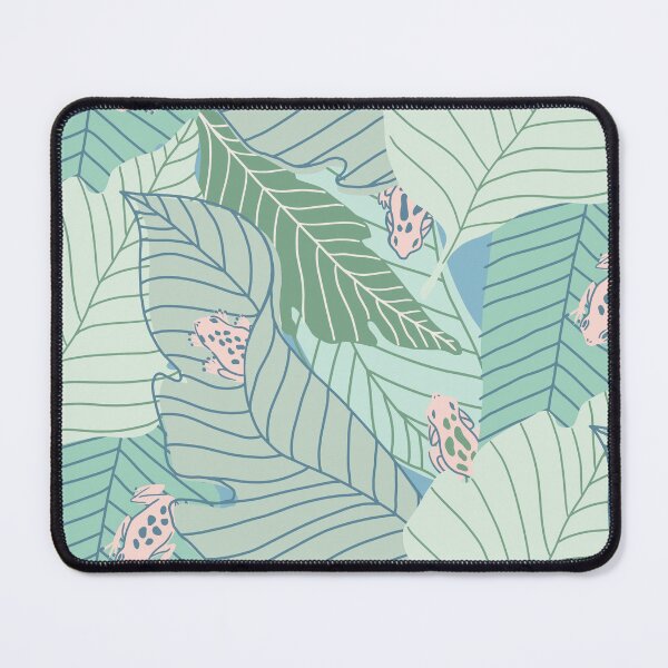 Item preview, Frog Seafoam Tropical Oasis designed and sold by latheandquill.
