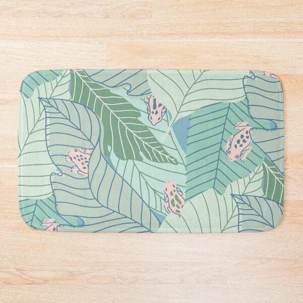 Item preview, Frog Seafoam Tropical Oasis designed and sold by latheandquill.