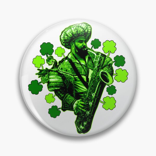 Artikelvorschau, Jason Kelce St. Patrick's Day entworfen und verkauft von Digital Spurs.