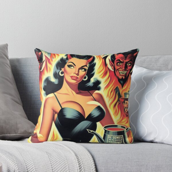 Item preview, Retro Devil Woman designed and sold by PulpVintage.