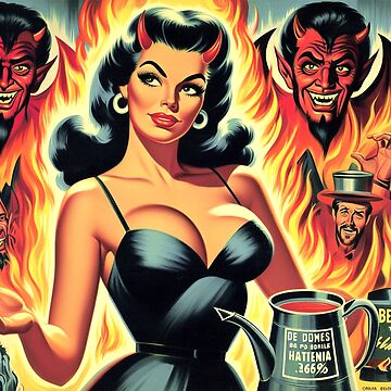 Retro Devil Woman