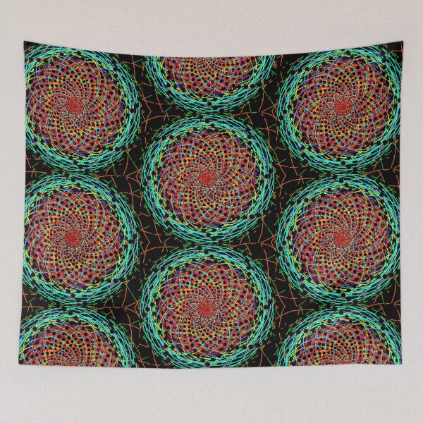 Item preview, unique spiral design bright colours designed and sold by Baxby-Art.