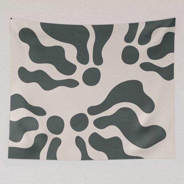 Item preview, Unique Floral Pattern, Minimalist Abstraction designed and sold by technicolorable_art.