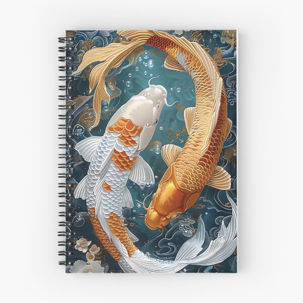 Item preview, Koi Fish in Pond designed and sold by FrostyForge.