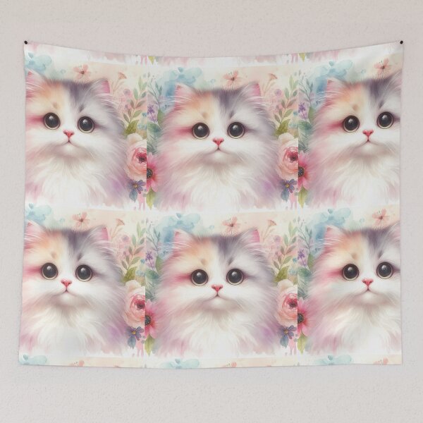 Item preview, “Ink Paws and Petals”: A fusion of artistry and nature’s secrets. designed and sold by Dominika Farkašová.