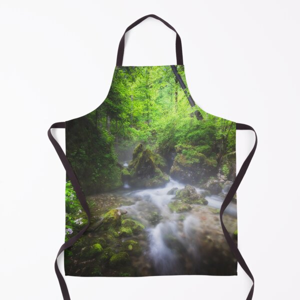Item preview, River flowing through enchanted green forest designed and sold by Patrik Lovrin.