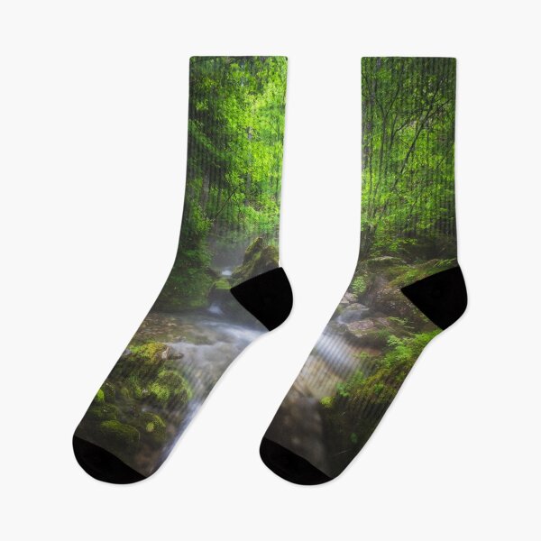 Item preview, River flowing through enchanted green forest designed and sold by Patrik Lovrin.
