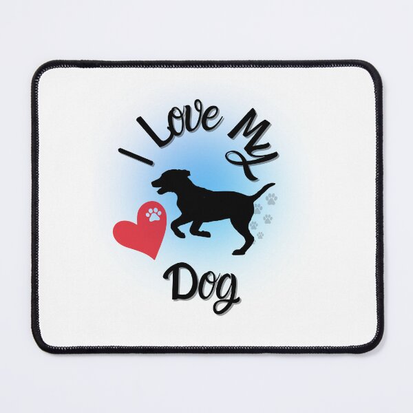 Item preview, " I Love My Dog " Epic Canine Adoration Tee designed and sold by Wabi-SabiStudio.