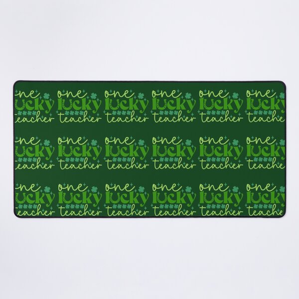 Item preview, One Lucky Teacher,Lucky Shamrock,St Patricks Day designed and sold by BotunPeony.