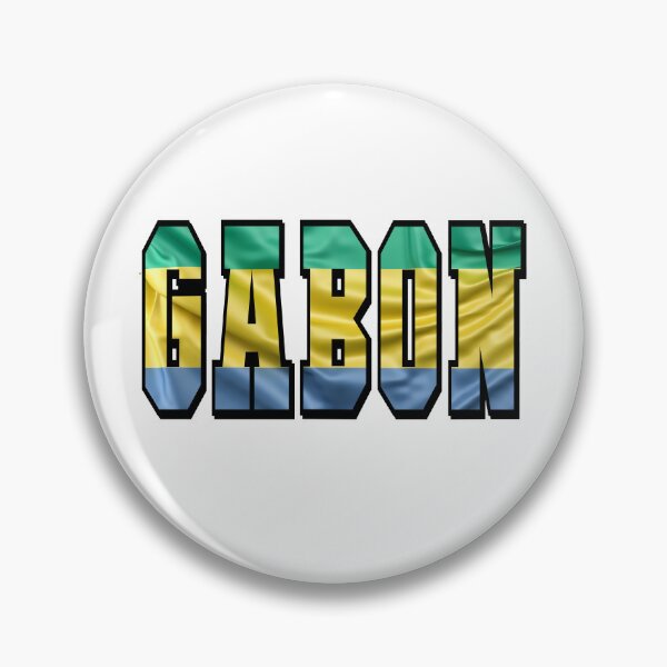 Item preview, Gabon Country Flag Typography designed and sold by TravelWish.