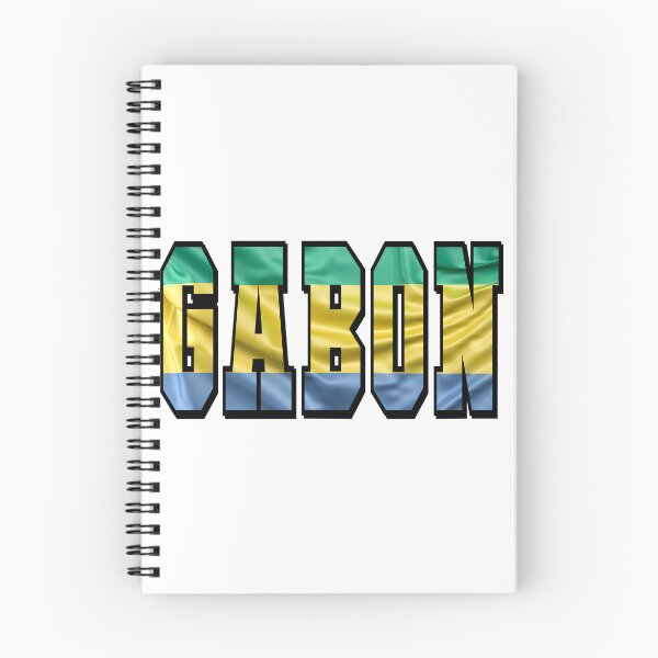 Item preview, Gabon Country Flag Typography designed and sold by TravelWish.
