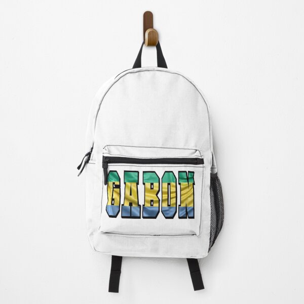 Item preview, Gabon Country Flag Typography designed and sold by TravelWish.