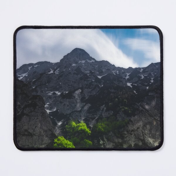 Item preview, Sun lit green forest beneath the mountains designed and sold by Patrik Lovrin.
