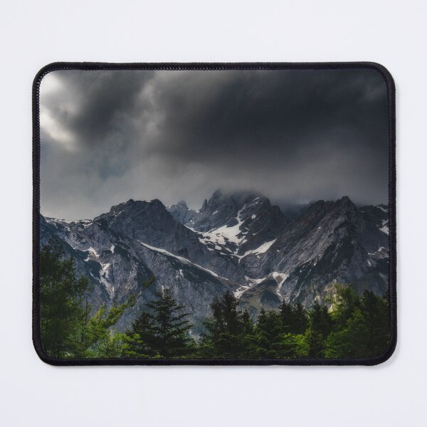 Item preview, Stormy skies above mountains and spring forest designed and sold by Patrik Lovrin.